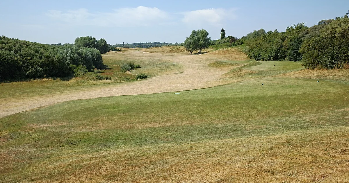 View of the Lille Métropole Golf course, in Lezennes.